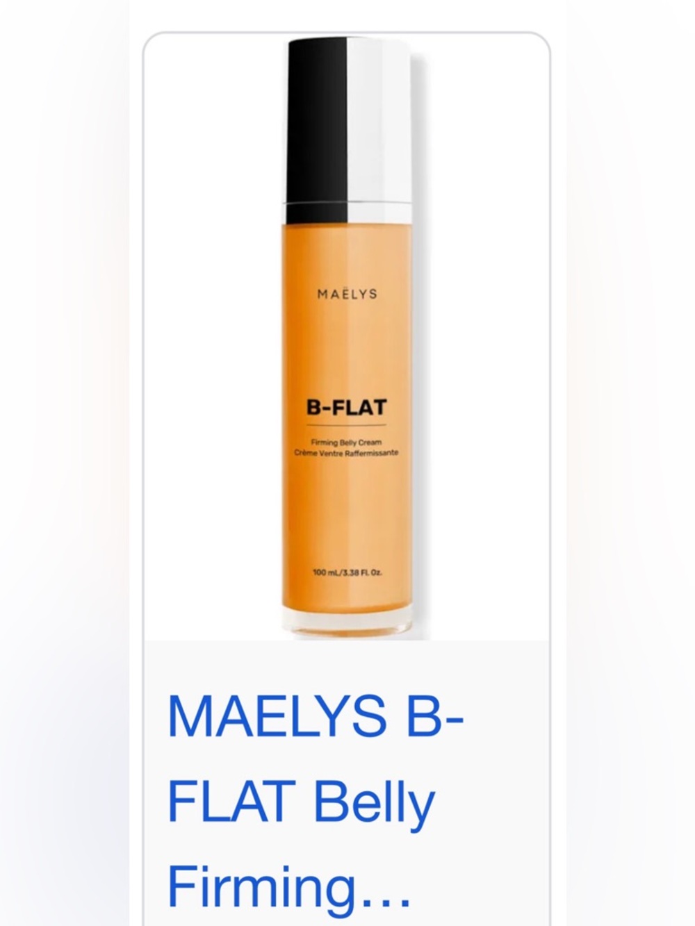 B-FLAT Firming Cream
